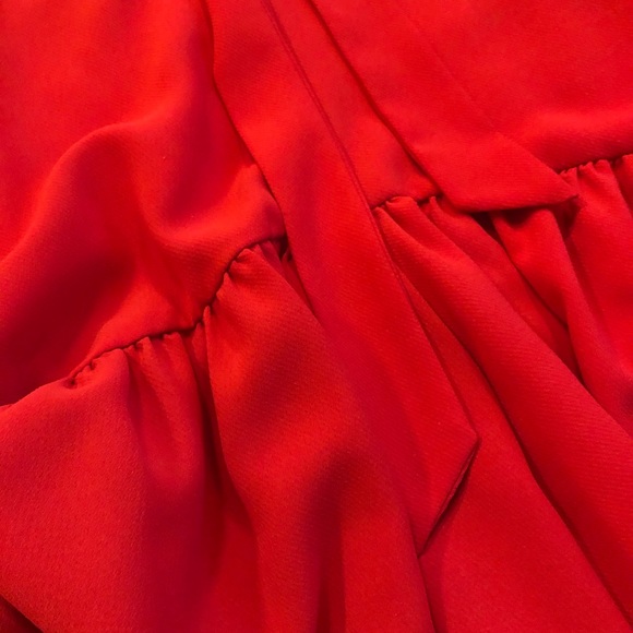 ZARA RED ROMPER / JUMPSUIT / ONE PIECE - Picture 5 of 7